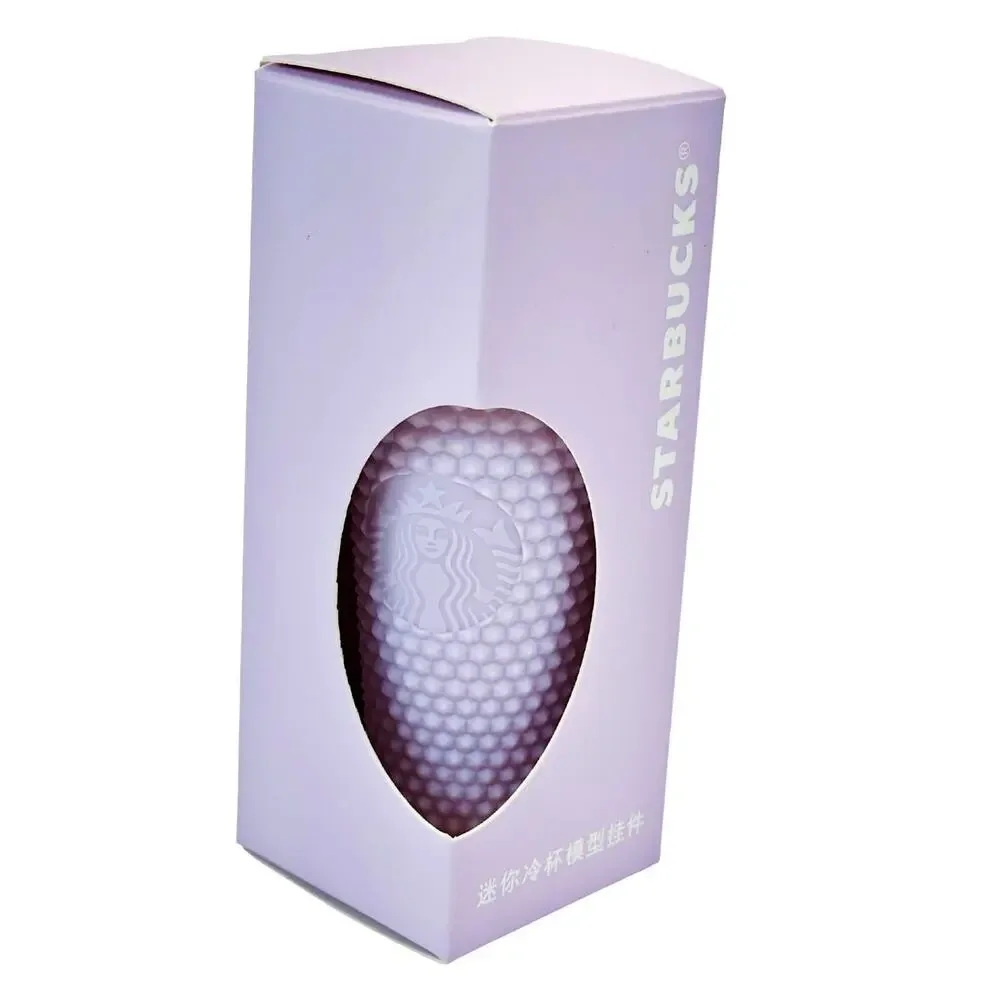 Starbucks 2022 Matte Lavender Studded Tumbler Ornament HTF Holiday